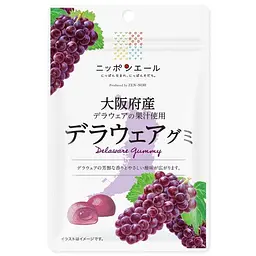 ZEN-NOH Gummy Delaware Grape желейки зі смаком винограду, 40 г