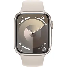 Смарт-годинник Apple Watch Series 9 GPS 45mm Starlight Aluminum Case with Starlight Sport Band M/L [MR973] [92665] - мініатюра 2