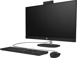 HP Комп'ютер персональний моноблок HP All-in-One 27" FHD IPS AG, Intel U5-125U, 16GB, F512GB, UMA, WiFi, кл+м, DOS, чорний - мініатюра 3