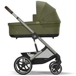 Коляска Cybex Balios 3 в 1 Moss Green автокрісло Cloud T i-Size Plus Leaf Green + адаптори - мініатюра 2