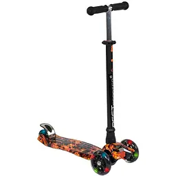 Самокат дитячий Best Scooter 12 Чорно-жовтогарячий 000254918