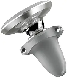 Автотримач Baseus Magnetic Air Vent Car Mount With Cable Clip SUGX020012 світло сірий - мініатюра 5