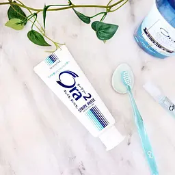 Зубна паста SUNSTAR Ora2 Stripe Paste подвійний кальцій 140 г - мініатюра 2