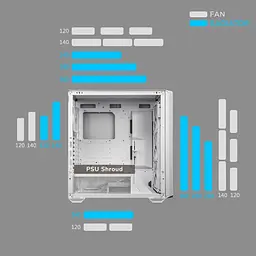 Корпус Cougar MX600 RGB, чорний (MX600 RGB) Без БП - мініатюра 9