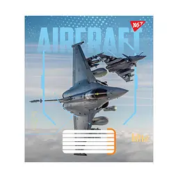 Зошит Yes Aircraft А5 60 аркушів лінія (767152), в асортименті - мініатюра 4