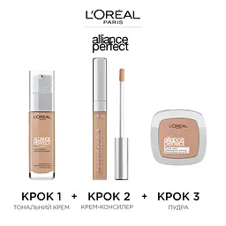 Компактна пудра для обличчя L’Oréal Paris Alliance Perfect, відтінок R3 Бежево-рожевий, 9 г (A5937305) - мініатюра 4