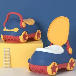 Горщик Автомобіль м'яке сидіння Babyhood BH-201 (синій) - мініатюра 5