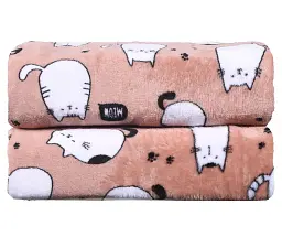 Плед Ardesto Flannel 200х160 см котики рожевий (ART0108PB) - мініатюра 2