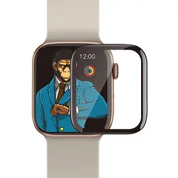 Полімерна 3D плівка High-Molecule для Apple Watch 7/8/9 45mm (+ аплікатор) Чорний Blueo teh0030679 - мініатюра 1