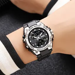 Чоловічий наручний годинник 2360BKSI Black-Silver Skmei acs0029964 - мініатюра 5