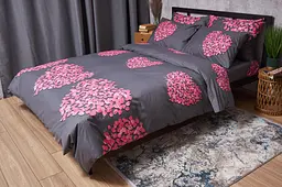 Комплект постільної білизни Moon&Star Satin Elit Rose Quartz євро 200х220 см наволочки 2х50х70 см