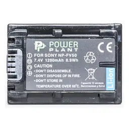 Акумулятор до фото/відео PowerPlant Sony NP-FV50 (DV00DV1273) - мініатюра 2