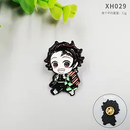 Значок Клинок Клинок, що розсікає демонів Танджиро Demon Slayer Tanjiro 3,5 см P DS T 01 - мініатюра 2