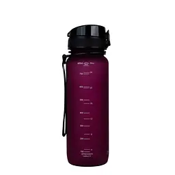 Пляшка для води UZSPACE 3053(Burgundy) 800 мл, бордова - мініатюра 2