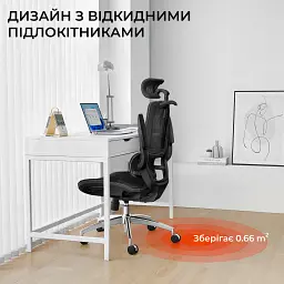 Офісне крісло Sihoo M59AS Mesh Black (M59AS-M302) - мініатюра 7