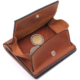Чоловічий шкіряний гаманець GRANDE PELLE 9,5х10х1,5 см acs0024002 - мініатюра 3