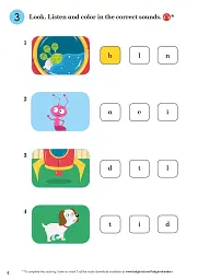 Ladybird Readers Starter A Ted in Bed Activity Book - мініатюра 4