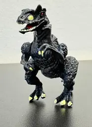 Фігурка Монолофозавр помаранчево-зелений, Dino Toys, твердий корпус - мініатюра 2