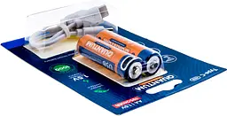 Акумулятор літій-іонний пальчиковий AA 1950mAh із захистом та вбудований зарядний пристрій через USB кабель TYPE-C вхід Quantum USB Li-ion 1.5V 2 шт - мініатюра 4