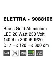 Підвіс Nova Luce Elettra 9088106 - мініатюра 8