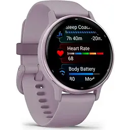 Смарт-годинник Garmin Vivoactive 5 Metallic Orchid Aluminum Bezel with Orchid Case and Silicone Band (010-02862-13) [111830] - мініатюра 2