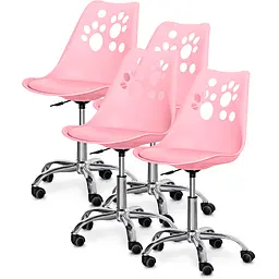 Комплект (4шт) детское кресло Evo-Kids Indigo Pink (арт H-232 PN/PN-Х4)
