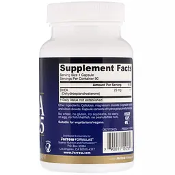 Дегідроепіандростерон Jarrow Formulas DHEA 25 мг 90 гелевих капсул - мініатюра 2