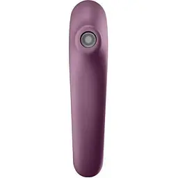 Вакуумний стимулятор із вібрацією Satisfyer Dual Kiss Бордовий - мініатюра 2