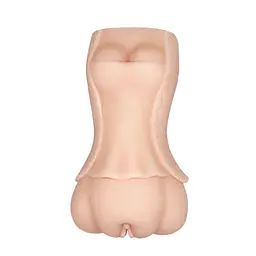 Мастурбатор Crazy Bull 3D Vagina (тілесний) - мініатюра 6