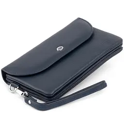 Жіночий шкіряний гаманець-клатч ST Leather 19х9,5х2,5 см acs0015830 - мініатюра 4