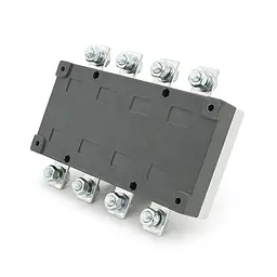 Ручний вимикач/роз'єднувач/рубильник CHINT NH40-250/4P, 380V, 250A, стандартна рукоятка - мініатюра 2