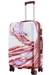 Валіза Semi Line 24" (M) White/Red Print (T5654-2) (DAS302889)