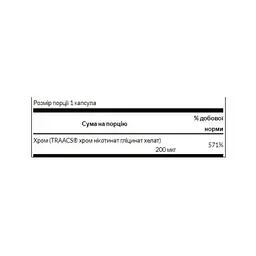 Хром Swanson Chelated Chromium 200 mcg 180 caps (1086-100-59-2718361-20) - мініатюра 2