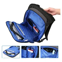 Рюкзак для ноутбука Kingsons 17" laptop backpack Light Grey (KS3149W-D17L) - мініатюра 6
