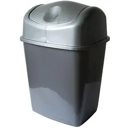 Відро для сміття ММ-ПЛАСТ 14л сірий арт.BIN14gr пластик