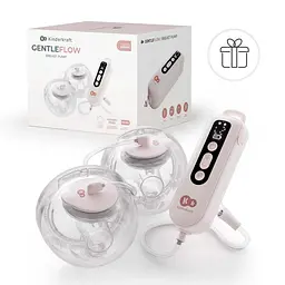 Подвійний електричний молоковідсмоктувач Kinderkraft GentleFlow Pink (KEGEFL00PNK0000)