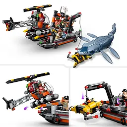 Конструктор LEGO Jurassic World Напад мозазавра на човен 703 ел. (77983) - мініатюра 7
