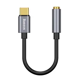 AUX-адаптер Baseus Type-C Male to 3.5mm Female Adapter L54 Deep Сірий CATL54-0G