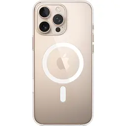 Чохол Apple Clear Case with MagSafe для iPhone 16 Pro Max Transparent (MA7F4ZM/A) [116214]