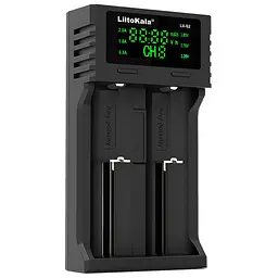 Зарядний пристрій LiitoKala Lii-S2, 2x(Lion/LiFePO4/NiMH/NiCd), Auto Polarity, Display - мініатюра 2