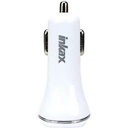 Автомобільний зарядний пристрій INKAX CD-12 Car charger + Micro cable 2USB 2.1A White - мініатюра 3