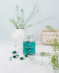 Спіруліна Р.К. Chlorella 60 капсул Рослина Карпат - мініатюра 3