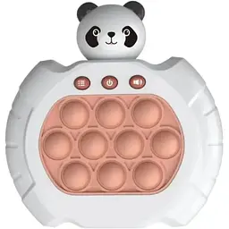 Електронна приставка Pop It консоль Quick Push Puzzle Game Fast антистрес іграшка Panda