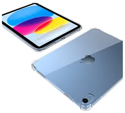 Чохол-накладка DK для Apple iPad 10.9" 10gen 2022 Silicone Corner Air Bag (015467) clear - мініатюра 4