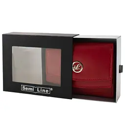 Гаманець жіночий шкіряний Semi Line RFID Red (P8274-2) - мініатюра 6
