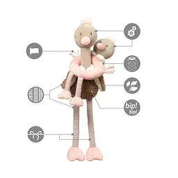 М'яка іграшка BabyOno Маленькі друзі Страуси - мініатюра 8