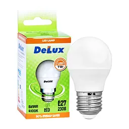 Лампочка Delux BL50N 7Вт 4100K 220В E27 (90023550) - мініатюра 3