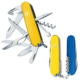 Ніж Victorinox Huntsman Ukraine 91мм,15функ,жовт-син - мініатюра 6