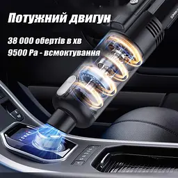 Автомобільний пилосос Suitu ST-8003 потужний USB акумуляторний ручний бездротовий 120W - мініатюра 7