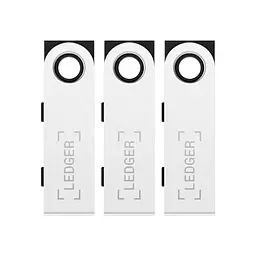 Набір криптогаманців Ledger Family Pack Nano S Matte Black - мініатюра 3